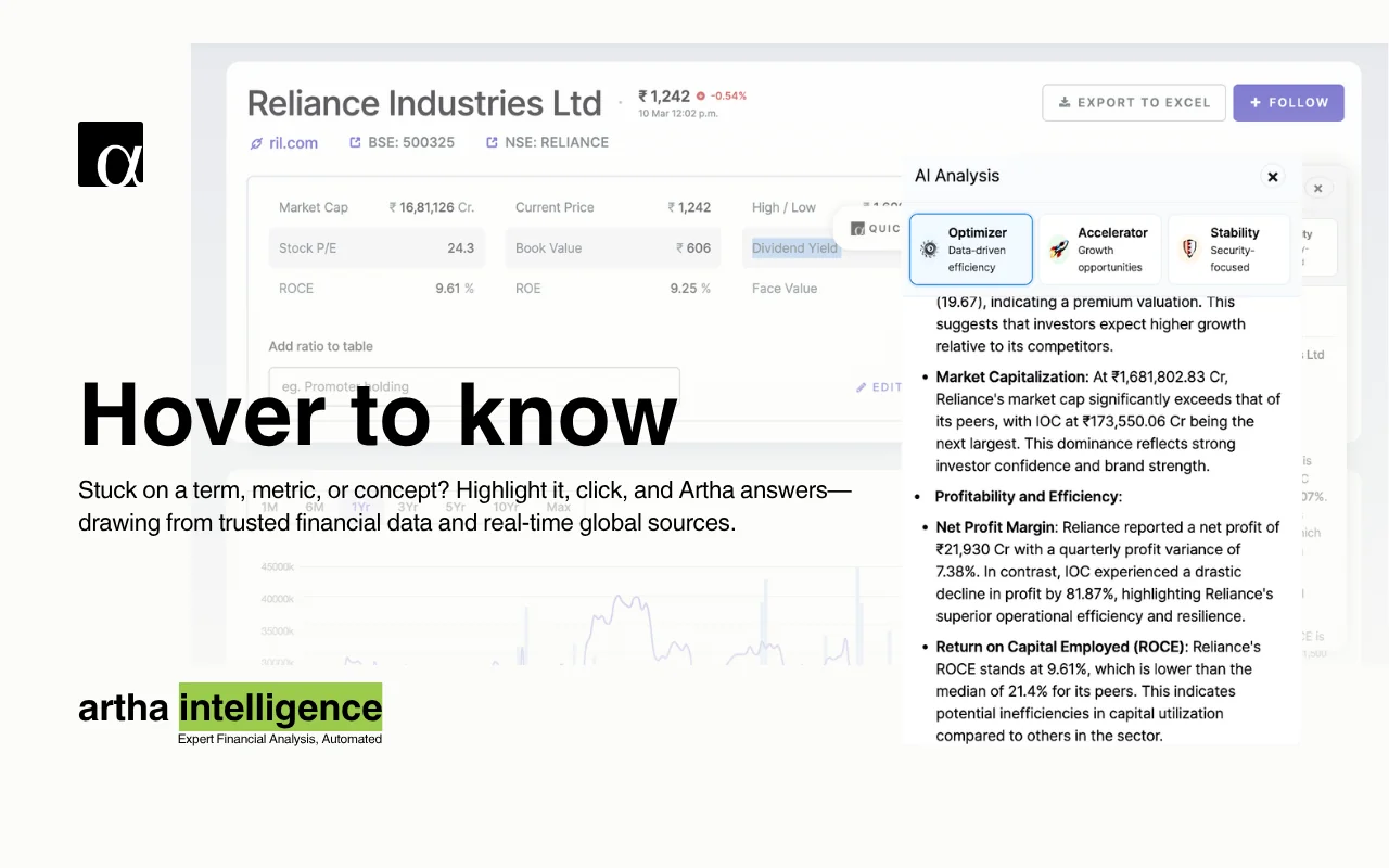 Financial Partner Chrome extension GPT-4o financial analysis — screen 1