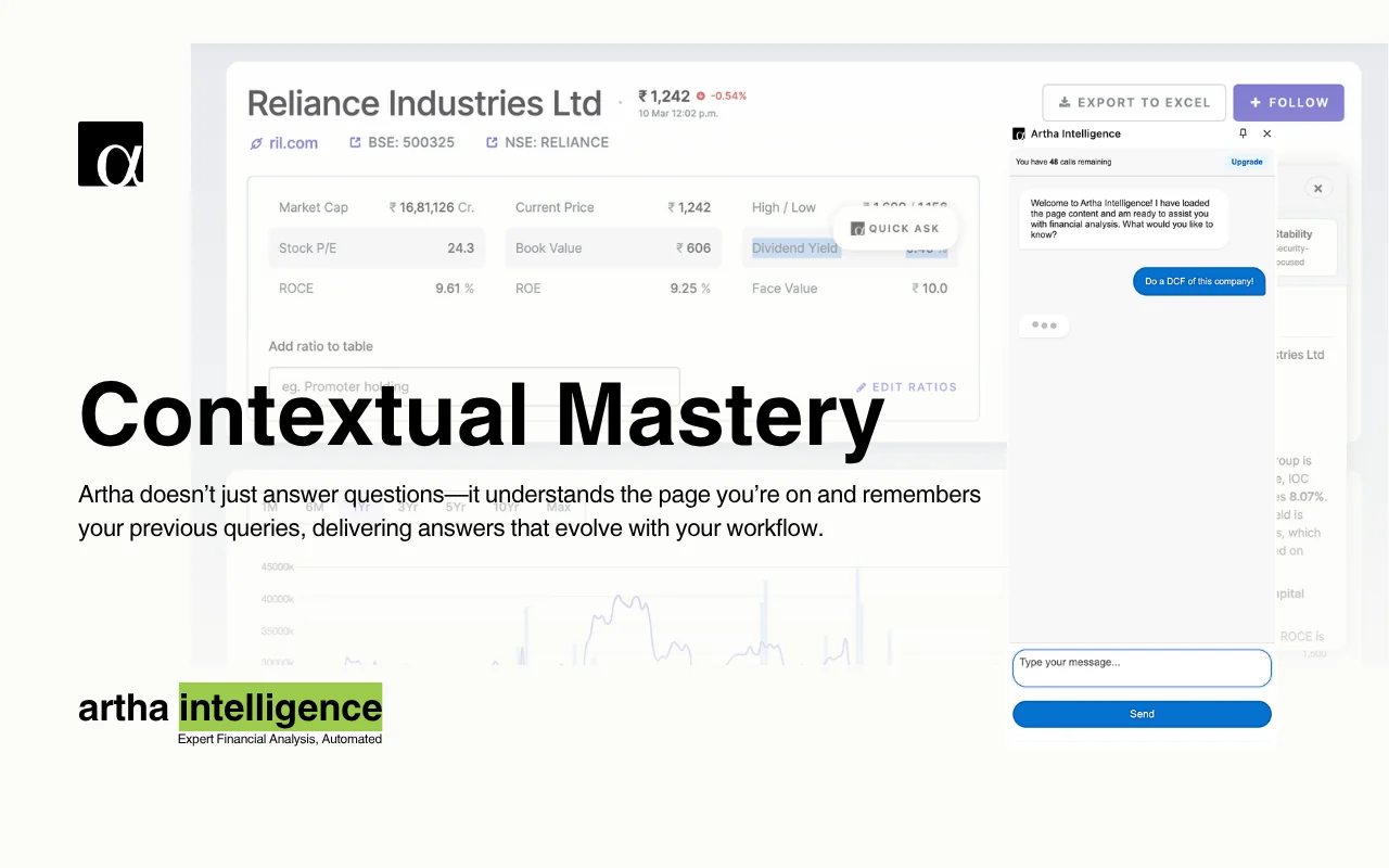 Financial Partner Chrome extension GPT-4o financial analysis — screen 2
