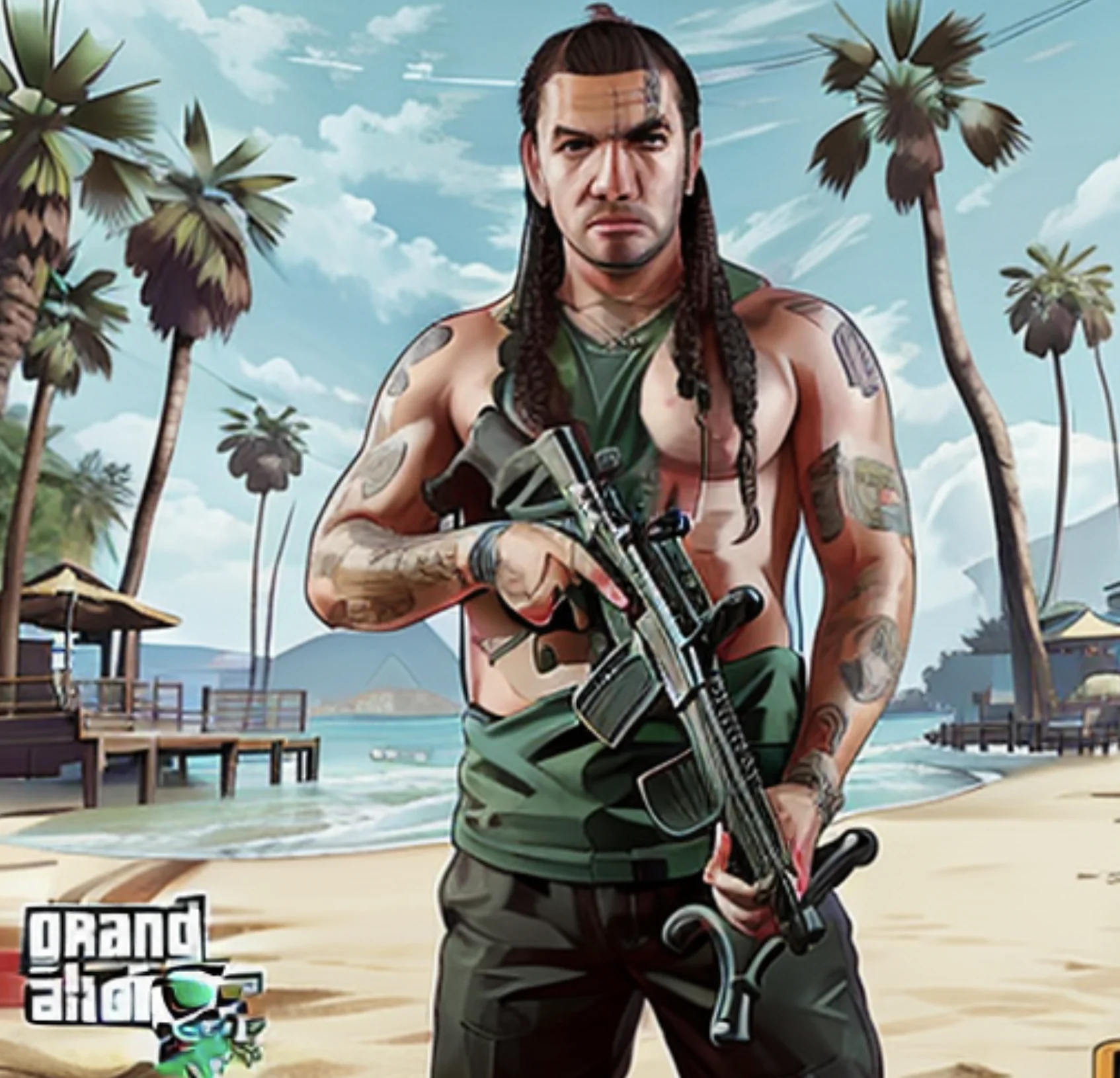 GTA V LoRA style transfer diffusion model — sample 1