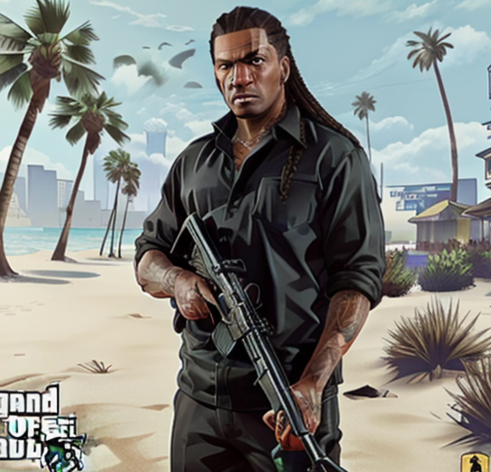 GTA V LoRA style transfer diffusion model — sample 2