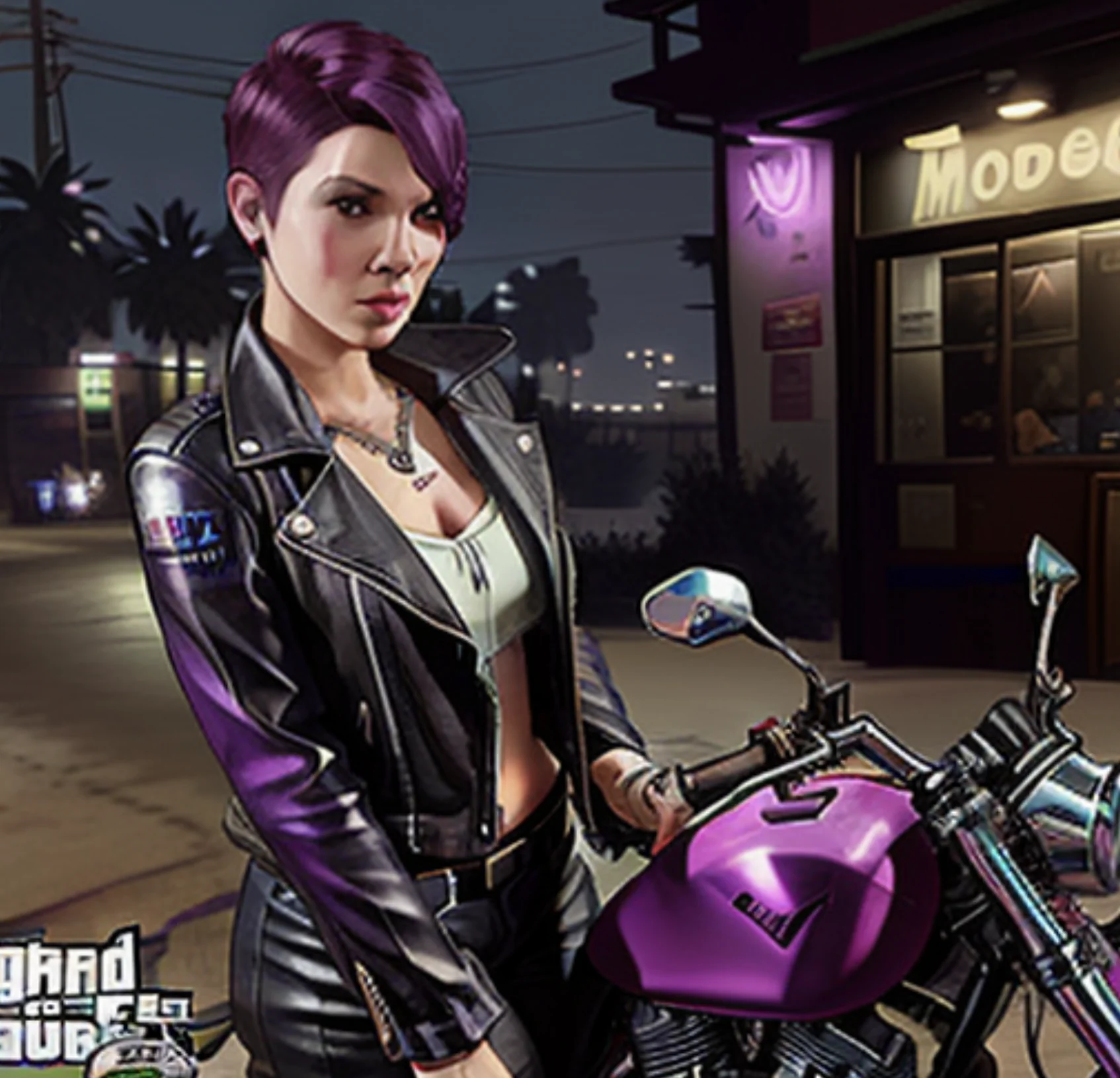 GTA V LoRA style transfer diffusion model — sample 3